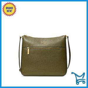 Pebbled Leather Swingpack Crossbody Bag for Women